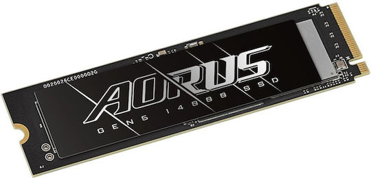 Gigabyte AORUS Gen5 14000 SSD 1TB M.2 Type with PCI Express 5.0 Connection and AG514K1TB Heatsink