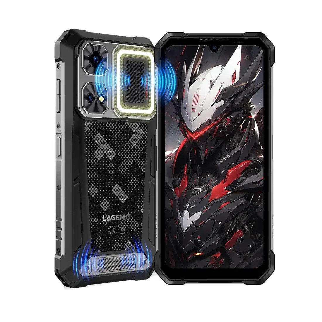 Lagenio Rhino 1 Pro 8/256GB Rugged Smartphone Black view 4