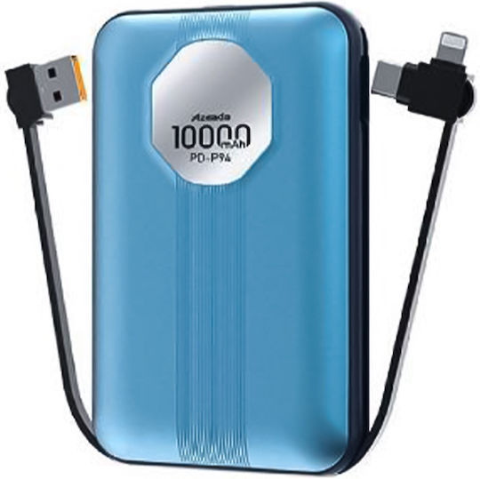 Proda PD-P94 Power Bank 10000mAh 22.5W with USB-C Port Power Delivery / Quick Charge 3.0 Blue