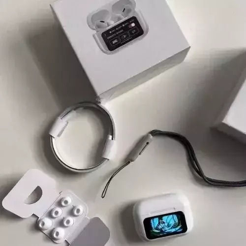 A9 Pro In-ear Bluetooth Handsfree Earphones with Sweat Resistance and Charging Case White view 7