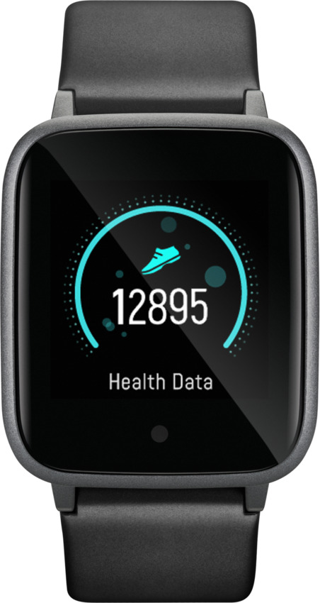 Acme SW104 Smartwatch with Heart Rate Monitor (Black)