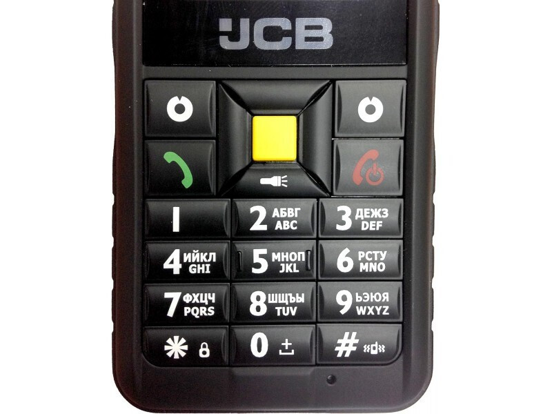 JCB Tradesman 2F Dual SIM Resistant Mobile with Buttons Black view 4