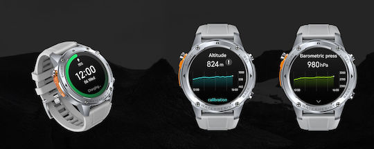 Zeblaze Stratos 2 Ultra Stainless Steel 52mm Waterproof Smartwatch with Heart Rate Monitor (Silver) view 8