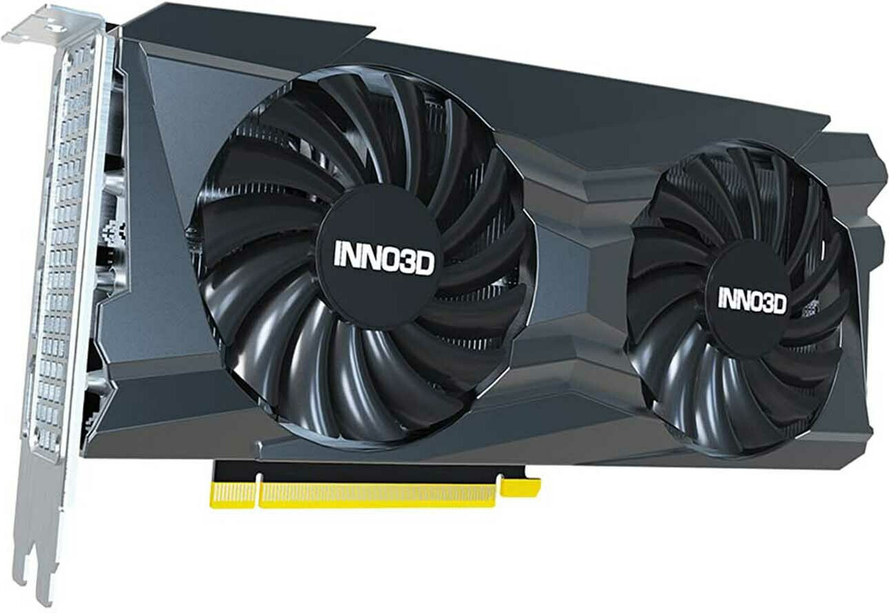 Inno 3D GeForce RTX 3060 Ti 8GB GDDR6 Twin X2 OC LHR Graphics Card N306T2-08D6X-119032DH view 3