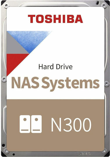 Toshiba N300 Bulk 22TB HDD Hard Drive 3.5" SATA III 7200rpm with 512MB Cache for NAS HDWG62CUZSVA