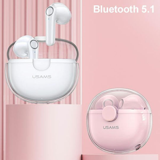 Usams US-BU12 Earbud Bluetooth Handsfree Earphones with Charging Case Purple view 3