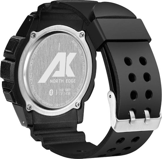 North Edge AK 50mm Waterproof Smartwatch (Black) view 4