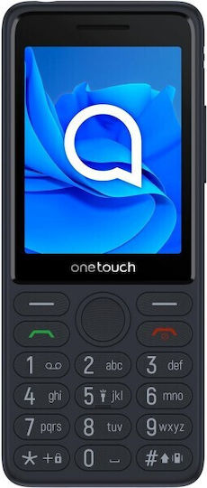 TCL OneTouch 4022s Dual SIM Mobile with Buttons Dark Night Gray view 4