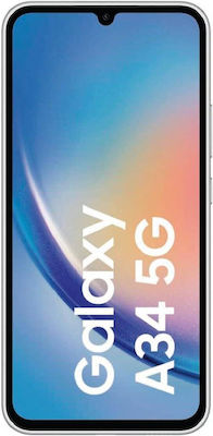 Samsung Galaxy A34 5G Dual SIM (8GB/128GB) Awesome Silver view 4