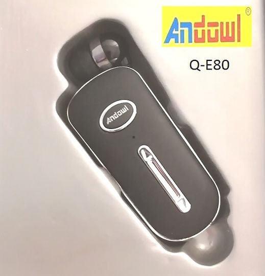 Andowl Q-E80 In-ear Bluetooth Handsfree Earphone Lapel Black view 2