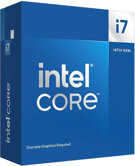 Intel Core i7-14700F 2.1GHz Processor 20 Core for Socket 1700 in Box with Heatsink view 1