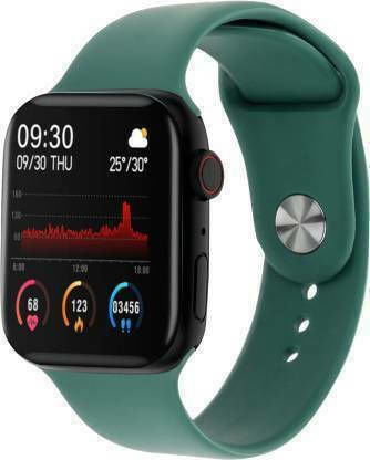 X7 44mm Smartwatch with Heart Rate Monitor (Green)