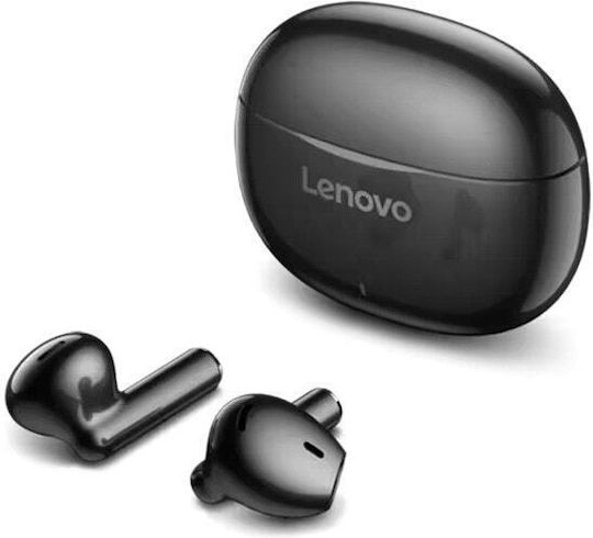Lenovo Earbud Bluetooth Handsfree Earphones with Charging Case Black view 1