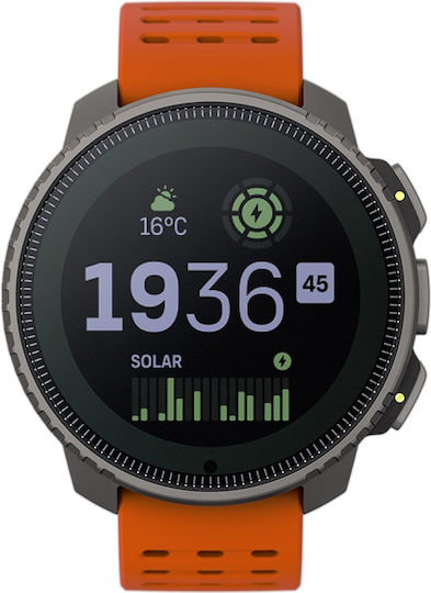 Suunto Vertical Solar Stainless Steel 49mm Waterproof Smartwatch with Heart Rate Monitor (Canyon) view 1