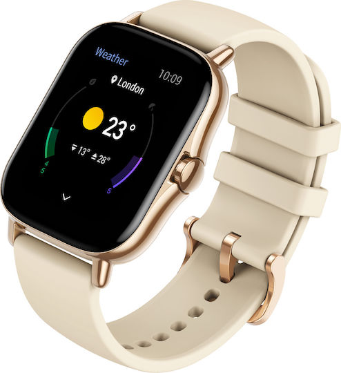 Amazfit GTS 2 Aluminium 43mm Waterproof Smartwatch with Heart Rate Monitor (Desert Gold) view 4