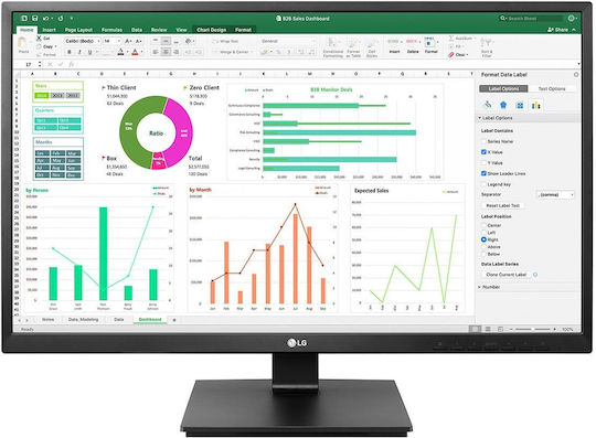 LG 27BN55UP-B IPS HDR Monitor 27" FHD 1920x1080 with Response Time 5ms GTG
