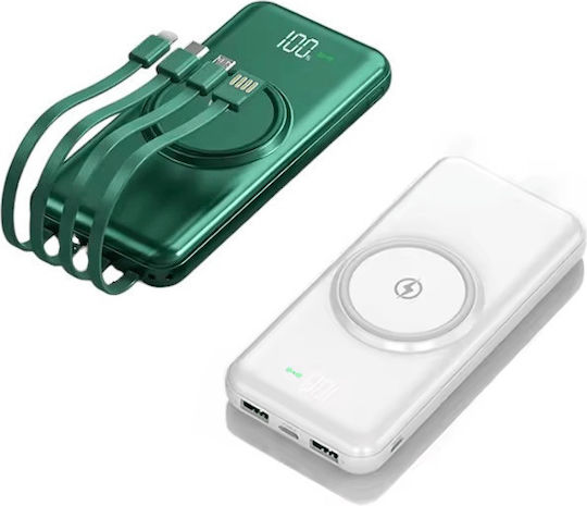 Powerbank Wireless Charging Built-in Connectors 18000mAh Ansicht 8