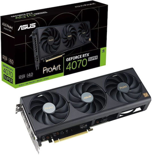 Asus GeForce RTX 4070 Super 12GB GDDR6X ProArt Graphics Card view 3