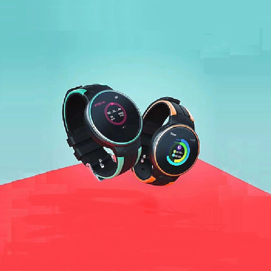 Z8 44mm Smartwatch with Heart Rate Monitor (Orange) view 2