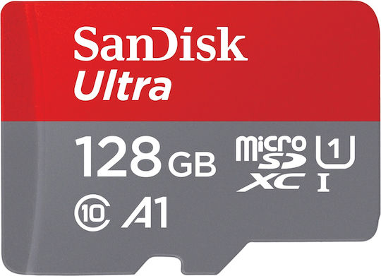Sandisk Ultra microSDXC 128GB U1 A1 UHS-I 140MB/s with Adapter