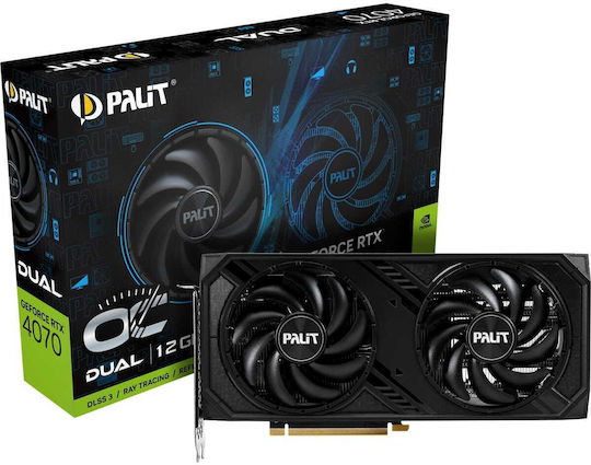Palit GeForce RTX 4070 12GB GDDR6X Dual OC Graphics Card view 1