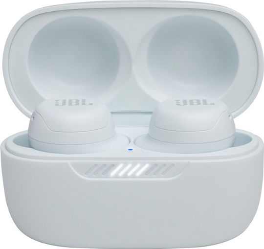 JBL Live Free NC+ In-ear Bluetooth Handsfree Earphones with Sweat Resistance and Charging Case White view 2