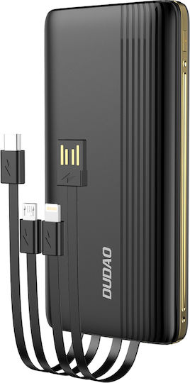 Dudao K4Pro Power Bank 10000mAh with USB-A Port Black view 1