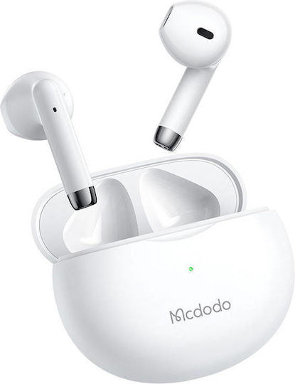 Mcdodo B01 Earbud Bluetooth Handsfree Earphones with Charging Case White view 1