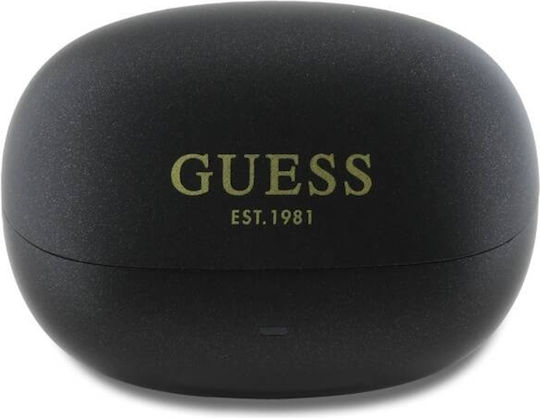 Guess Printed Logo In-ear Bluetooth Handsfree Earphones Black view 4