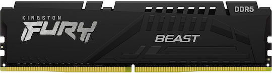 Kingston Fury Beast DDR5 with Module 1x16GB and Speed 6400 for Desktop KF564C32BBE-16