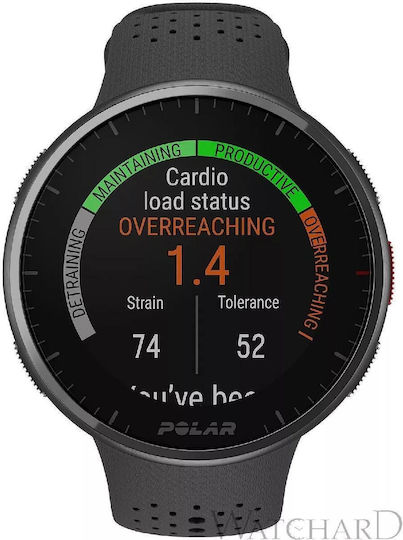 Polar Pacer Pro with H10 Heart Rate Monitor 45mm Smartwatch with Heart Rate Monitor (Carbon Gray) view 2