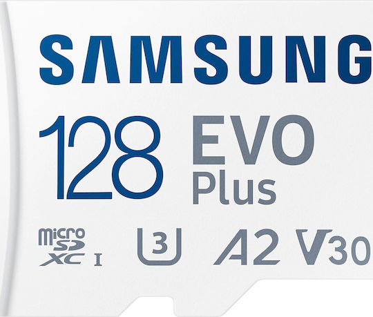 Samsung Evo Plus (2021) microSDXC 128GB U3 V30 A2 UHS-I 130MB/s with Adapter view 5
