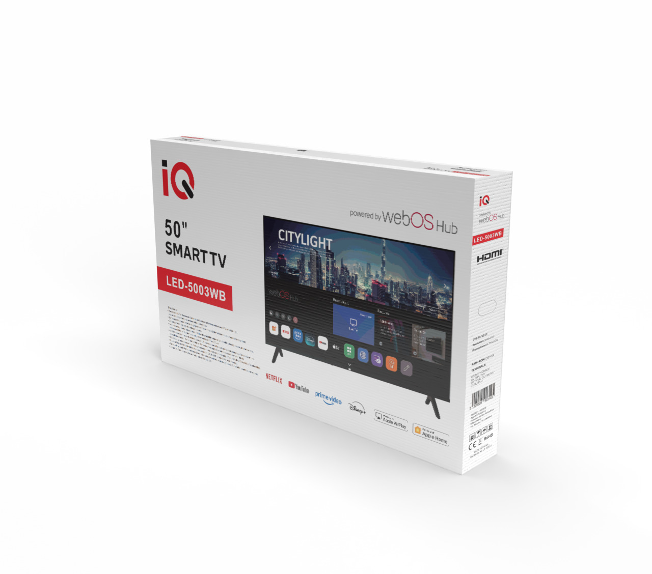 IQ Smart Television 50" 4K UHD LED LED-5003WB (2025) view 3