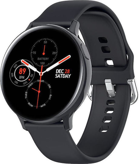 Colmi S20P 44mm Smartwatch with Heart Rate Monitor (Black)