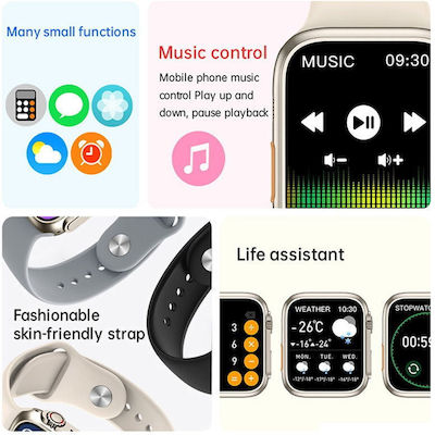 Z59 Ultra Smartwatch with Heart Rate Monitor (Orange) view 6