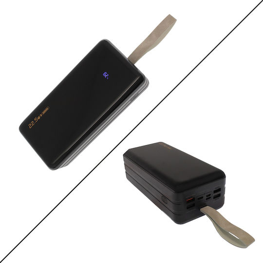 Remax RPP-173 Power Bank 60000mAh 22.5W with 4 USB-A Ports and USB-C Port Black view 4