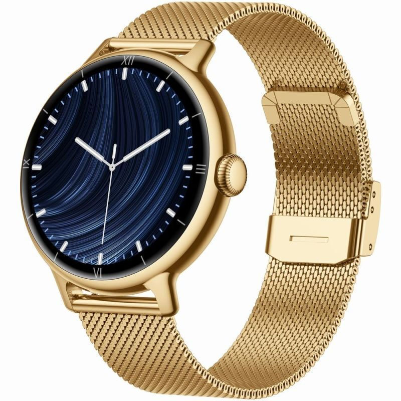 Gravity GT33-2 41mm Smartwatch with Heart Rate Monitor (Golden) view 3