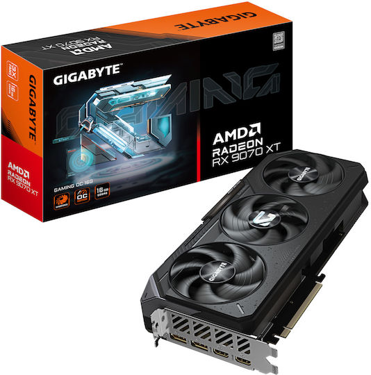 Gigabyte Radeon RX 9070 XT 16GB GDDR6 GAMING OC Graphics Card view 1