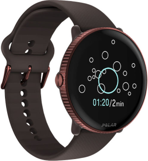 Polar Ignite 3 43mm Waterproof Smartwatch with Heart Rate Monitor (Brown Copper) view 4