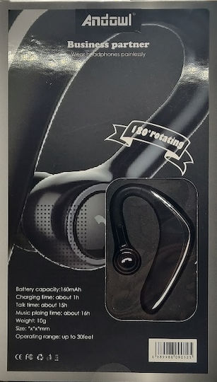 Andowl PH-AN-QY9065 In-ear Bluetooth Handsfree Earphone Black view 2