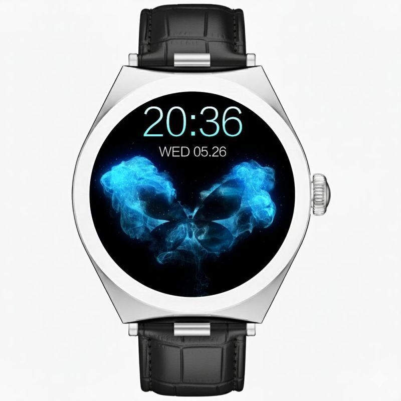 Smartwatch Gravity Silver Black Gt25-8 दृश्य 3