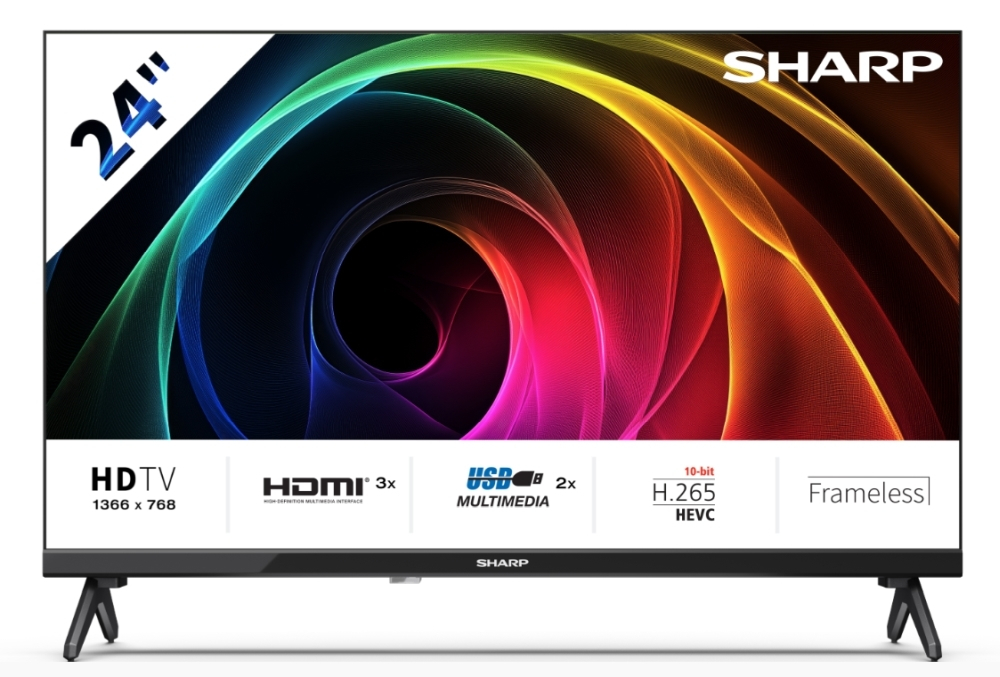 Sharp Television 24" HD Ready LED 24HA1205E (2025) view 1