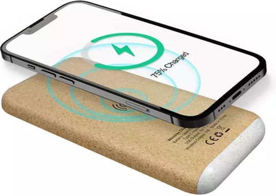 Natural Power Bank 10000mAh Beige view 1