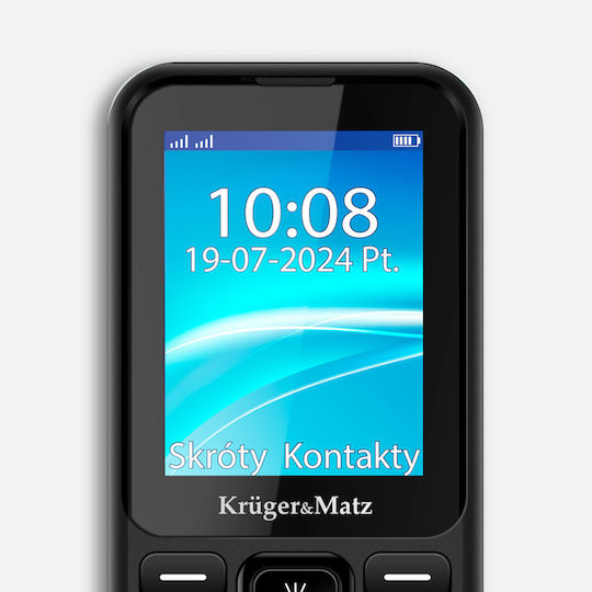 Kruger & Matz Simple KM0940 4G GSM Dual SIM Mobile with Large Buttons (English) Black vista 9