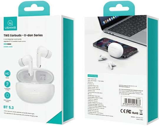 Usams X-Don In-ear Bluetooth Handsfree Earphones with Charging Case Black vista 9