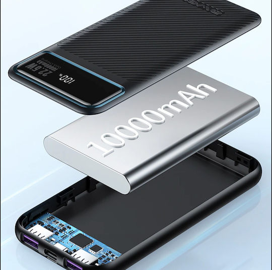 Awei P148K Power Bank 10000mAh 22.5W with USB-A Port and USB-C Port Power Delivery Black view 4
