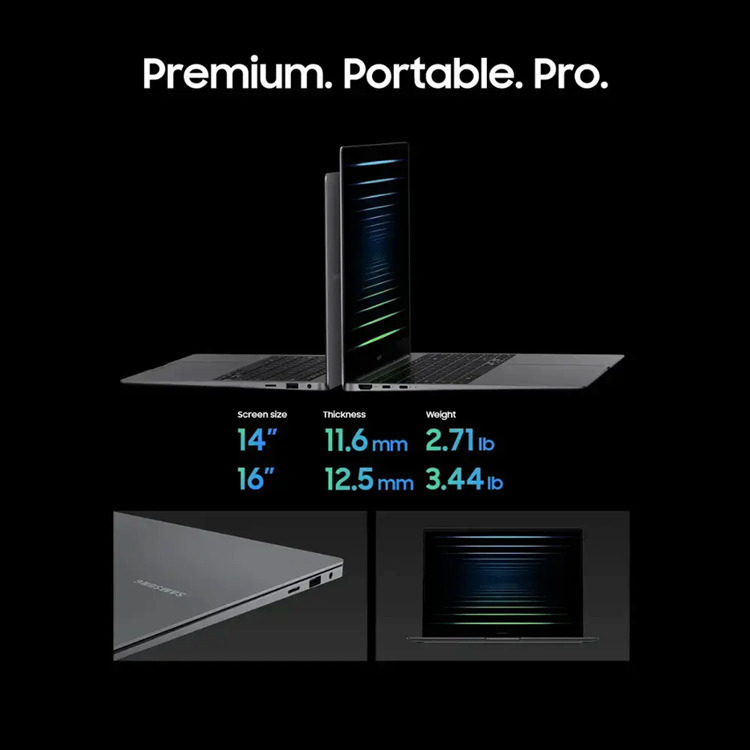Samsung Galaxy Book5 Pro Ultra 14" 120Hz (Ultra 7-256V/16GB/512GB SSD/Arc Graphics 140V/W11 Home) (US Keyboard) view 2