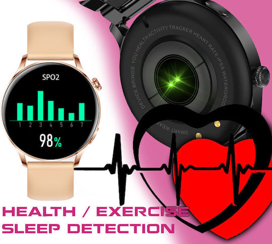 AGBarr Battery Watch with Metal Bracelet view 5