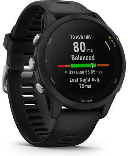 Garmin Forerunner 255 Music 46mm Waterproof Smartwatch with Heart Rate Monitor (Black) view 2