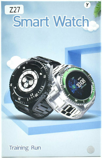 Z27 Smartwatch with Heart Rate Monitor (Silver) vue 2
